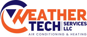 Logo of Weather Tech Services, showcasing modern air conditioning solutions for homes.